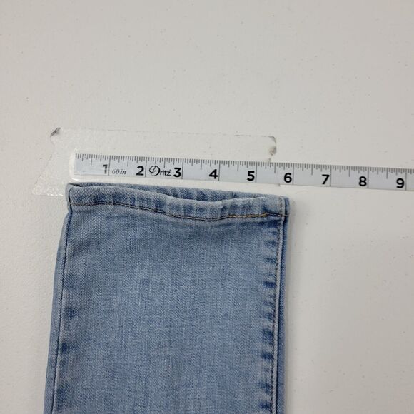 Levi's 724 high rise straight jeans blue denim 26 womens 3570 - Picture 8 of 12